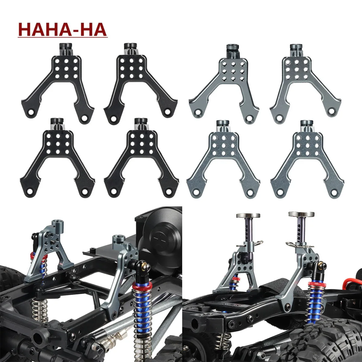 Shock Absorber Rc - 4Pcs Aluminum Front Rear Shock Tower