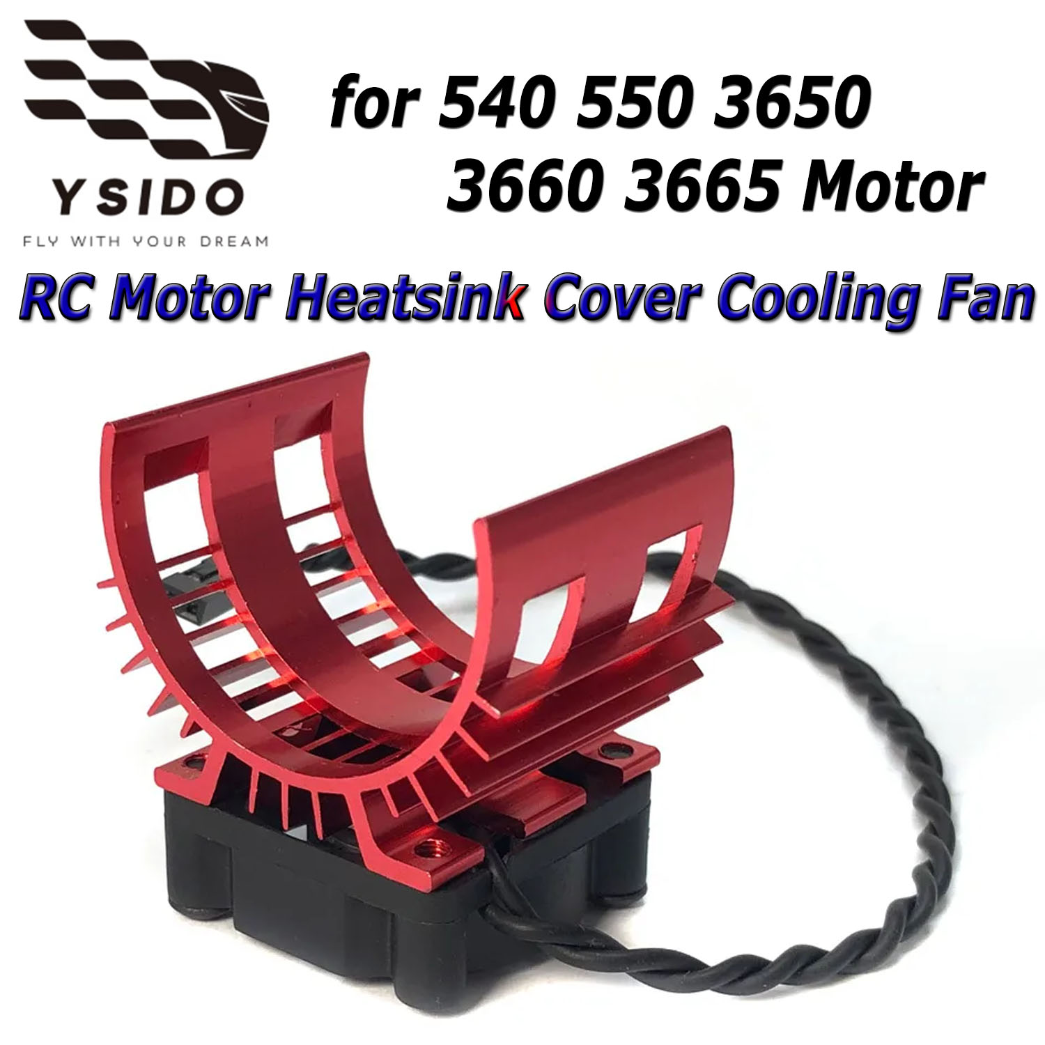 Brushless Motor 3650 - YSIDO Metal Cooling Fan Heat Sink