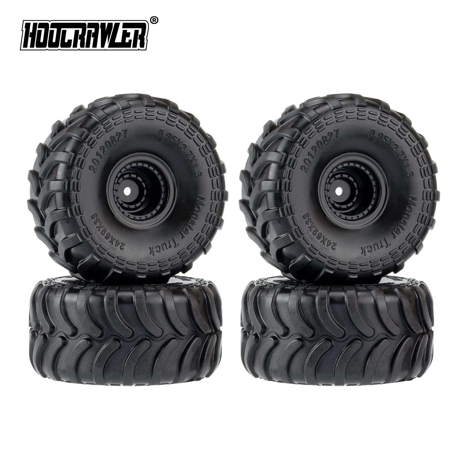 Rc Truck Monster - 4pcs Monster Truck Tires with Wheels