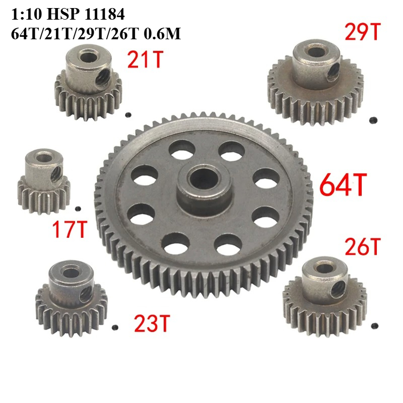 1/5pcs 11184 Steel Metal Spur  - Rc Truck Monster ulasan dan harga