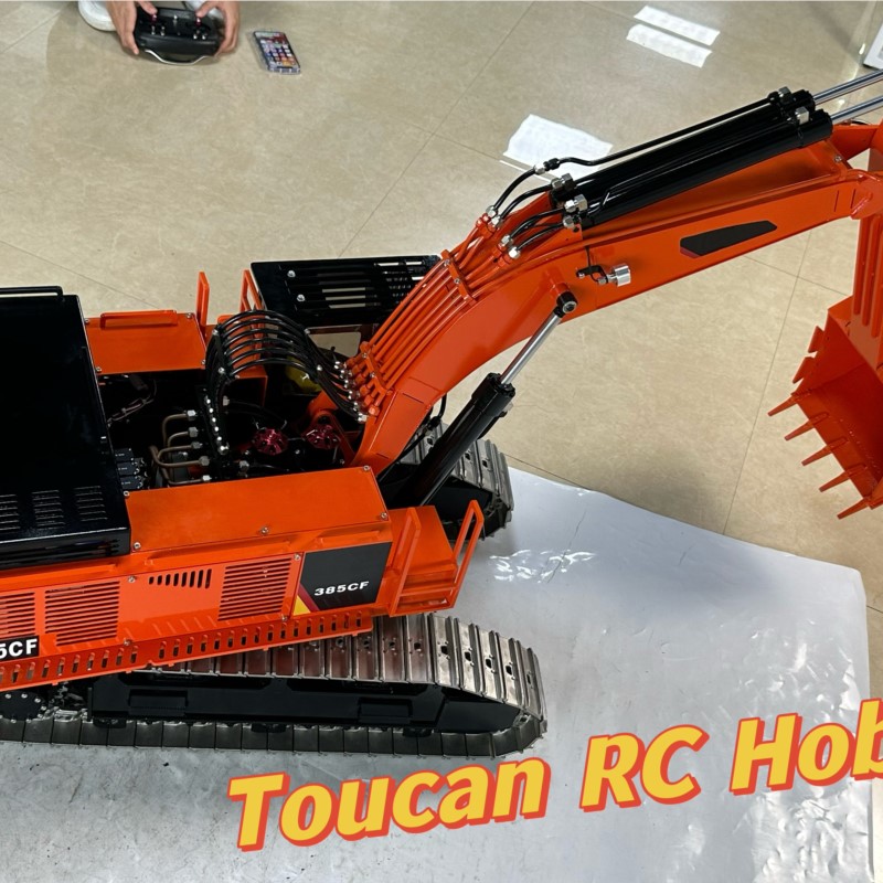 1/8 Metal Ripper of 385CF RC G - Rc Hobby Excavator ulasan dan harga