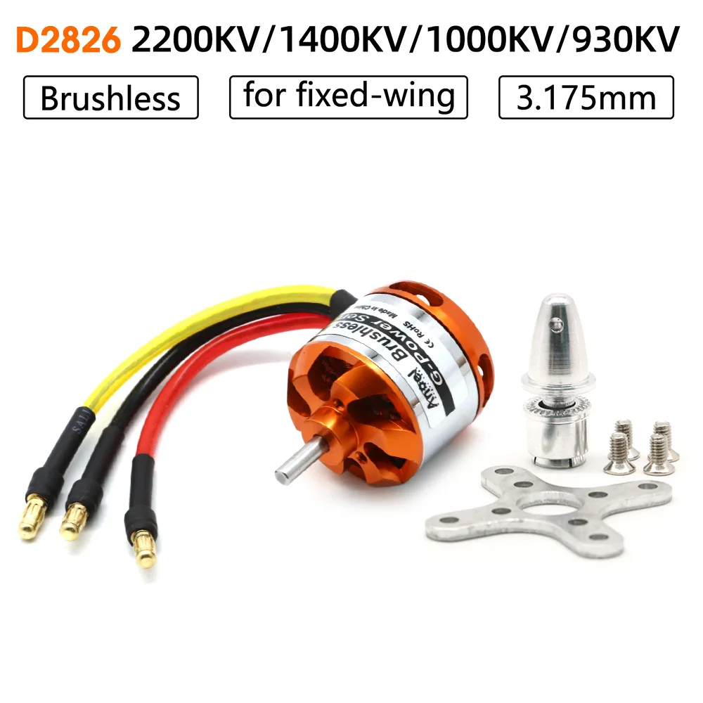 D2826 930KV 1000KV 1400KV 2200 - Rc Hobby Wing ulasan dan harga