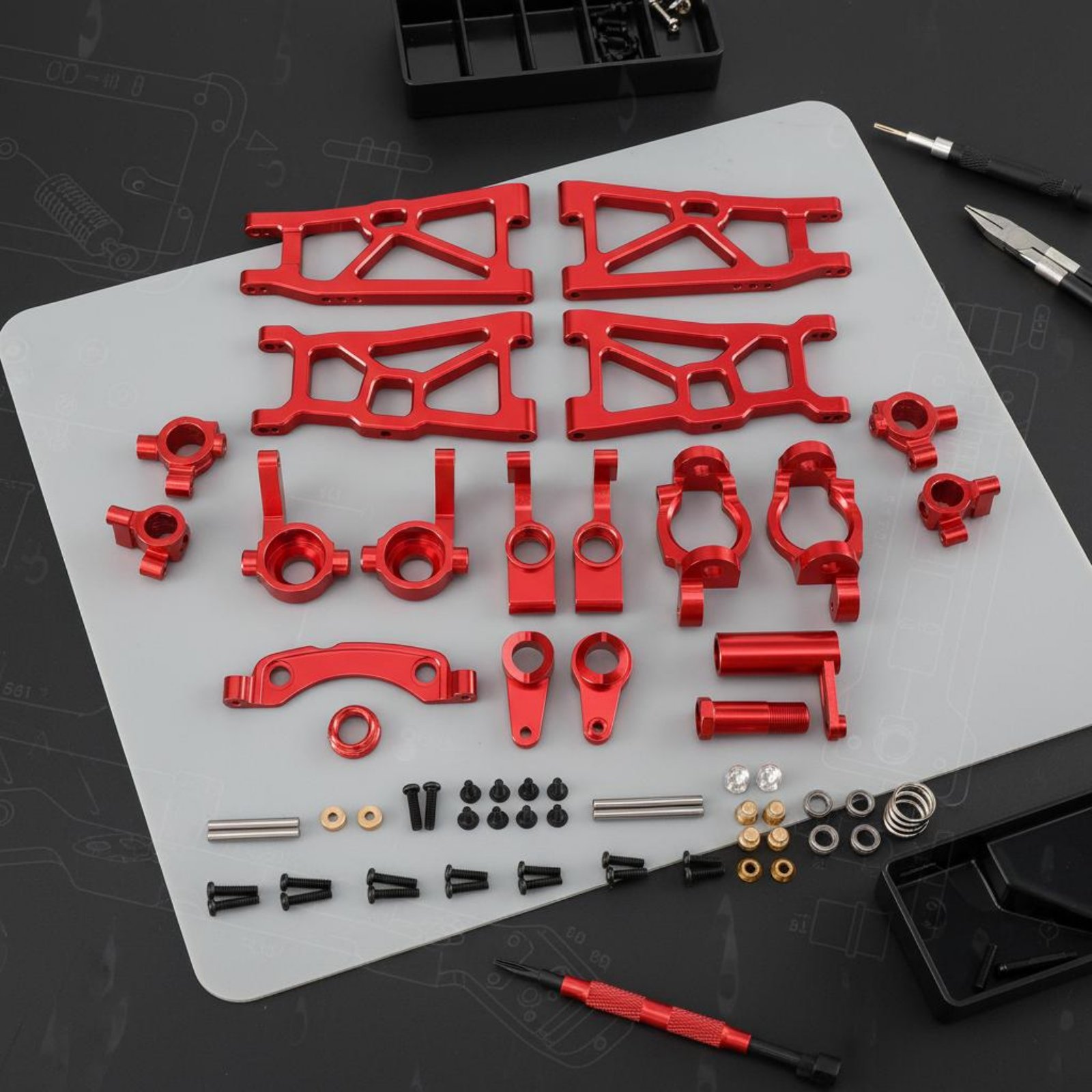 6 Pieces 1/10 Scale RC Car Par - Shock Absorber Rc ulasan dan harga