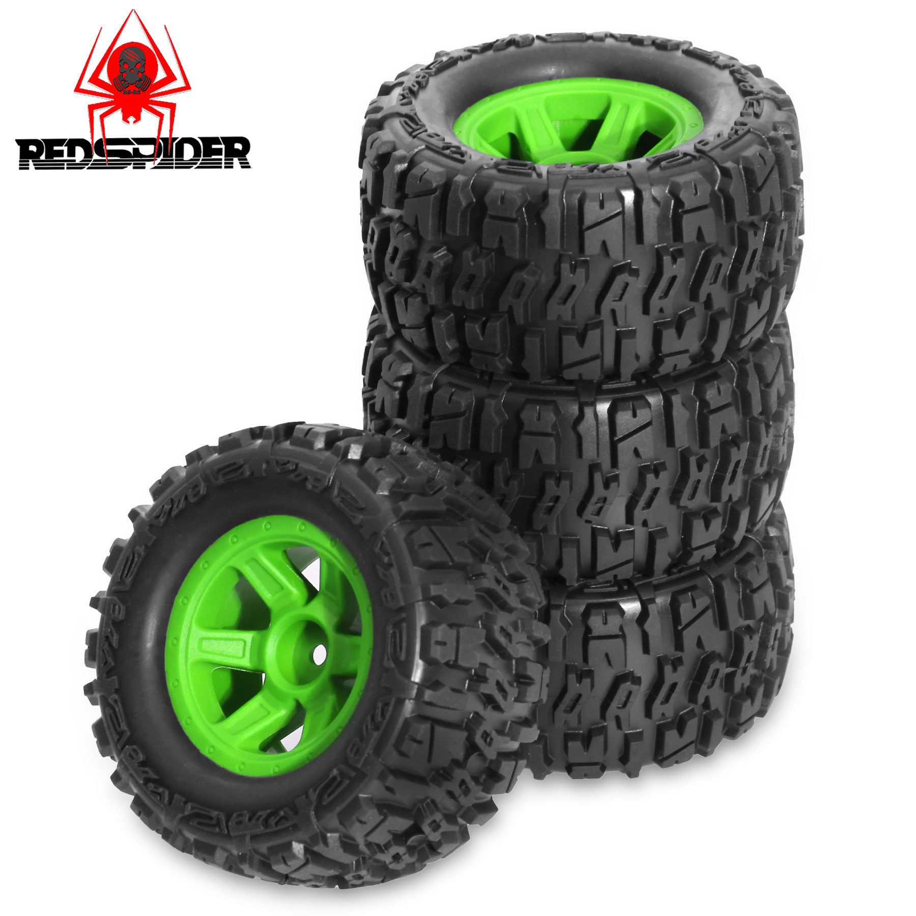 90mm Skidproof Rubber Wheel Ti - Rc Truck Monster ulasan dan harga