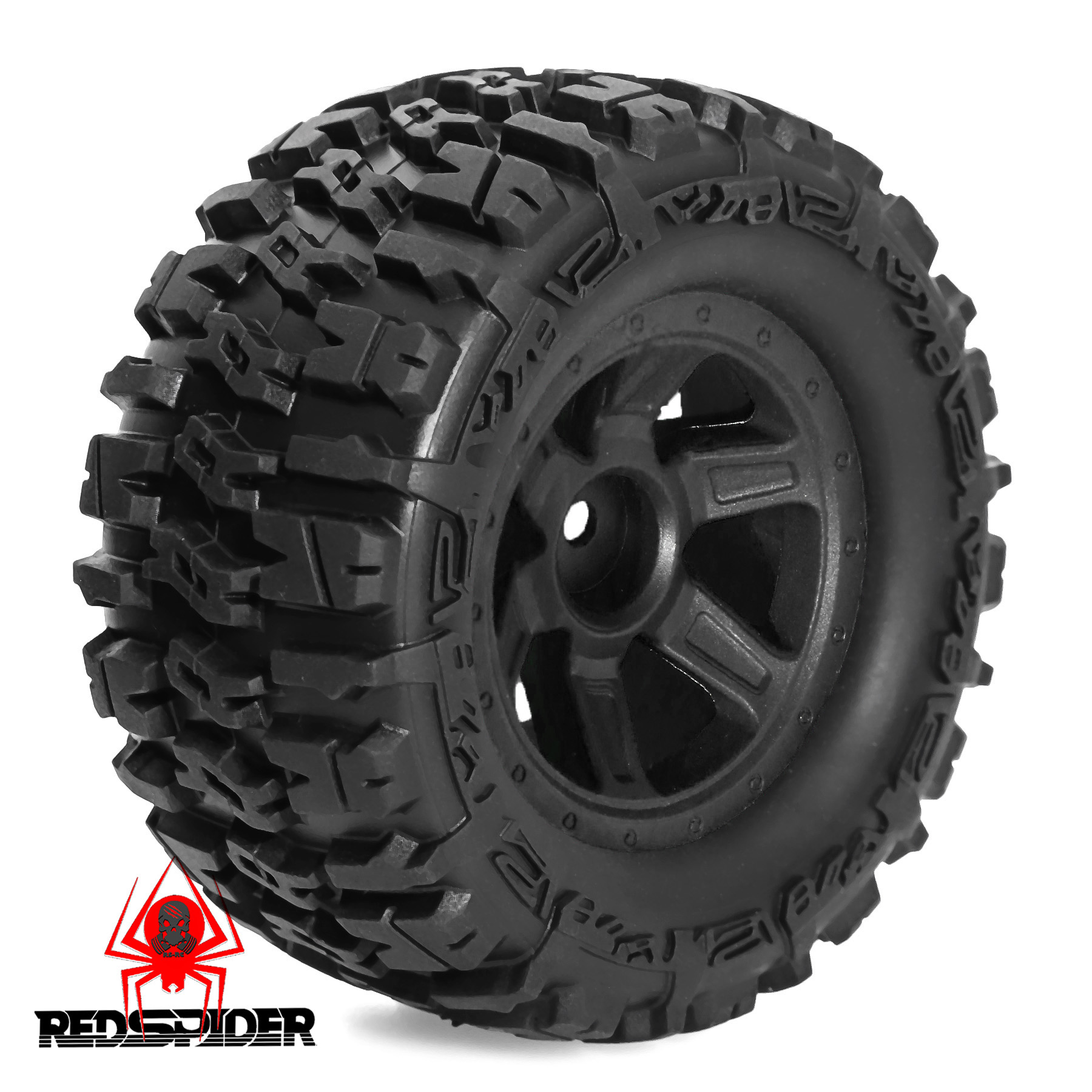 90mm Skidproof Rubber Wheel Ti - Rc Truck Monster ulasan dan harga