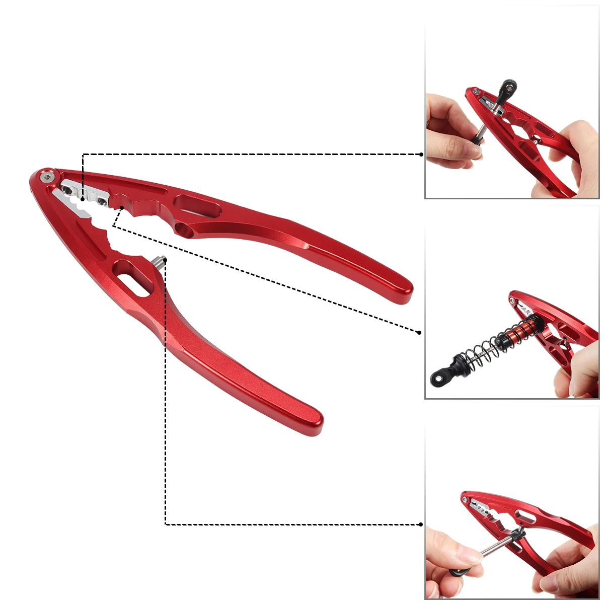 1Pcs Aluminum Pliers Ball Join - Shock Absorber Rc ulasan dan harga