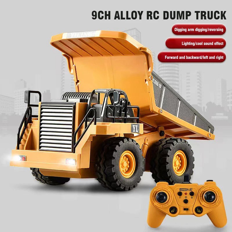 9CH Alloy RC Excavator Dump Tr - Rc Hobby Excavator ulasan dan harga