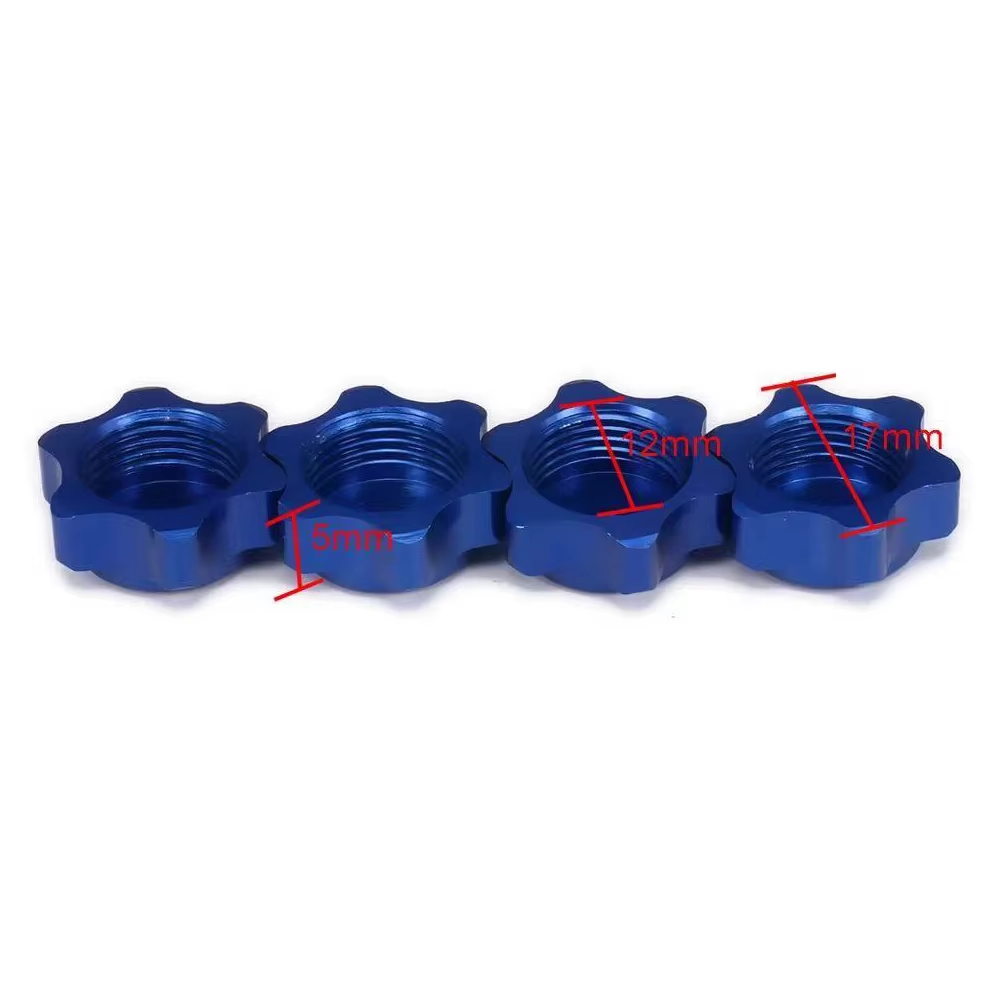 17mm Aluminum Wheel Hub Hex Nu - Rc Hobby Factory ulasan dan harga