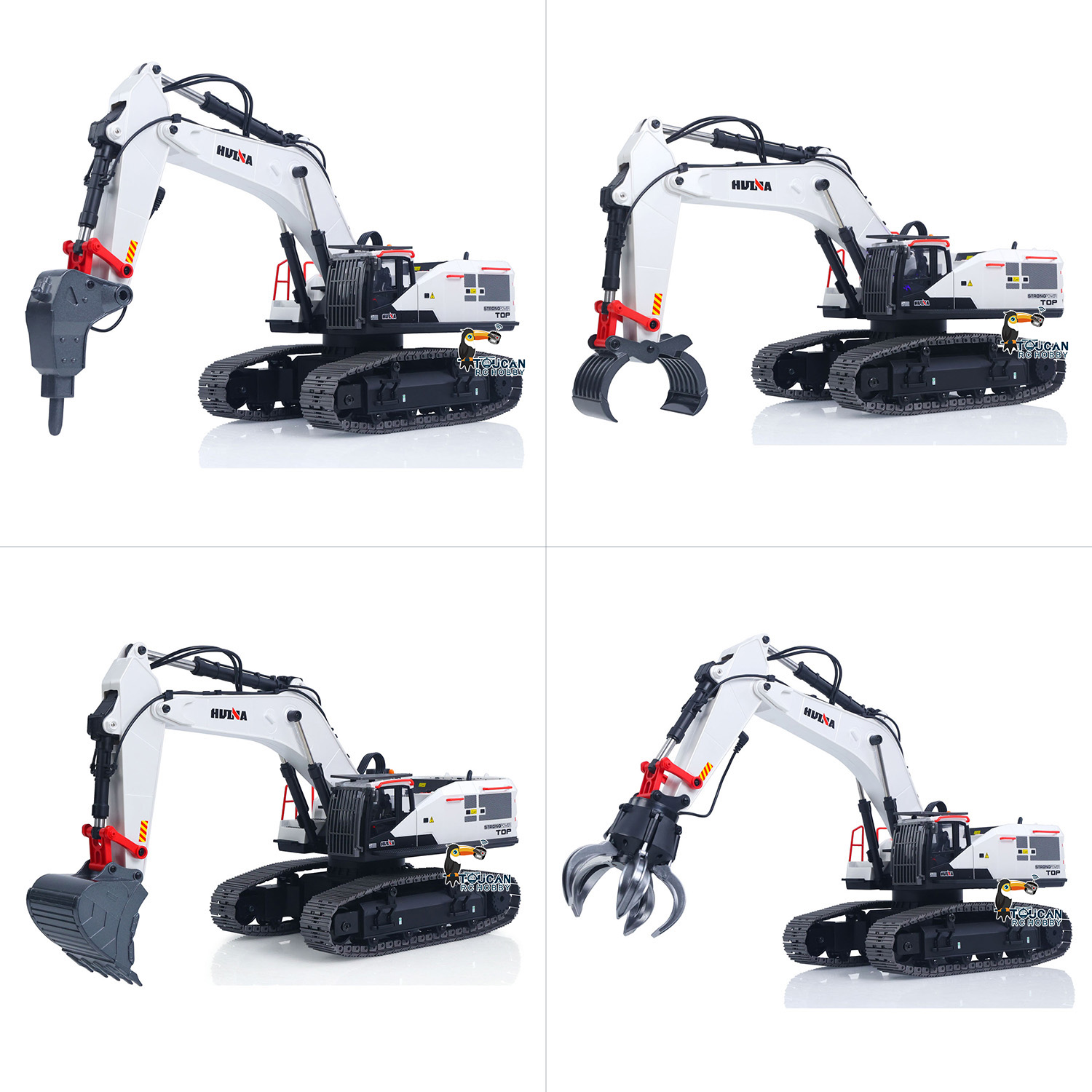 RC Excavator 1/14 HUINA Metal  - Rc Hobby Excavator ulasan dan harga