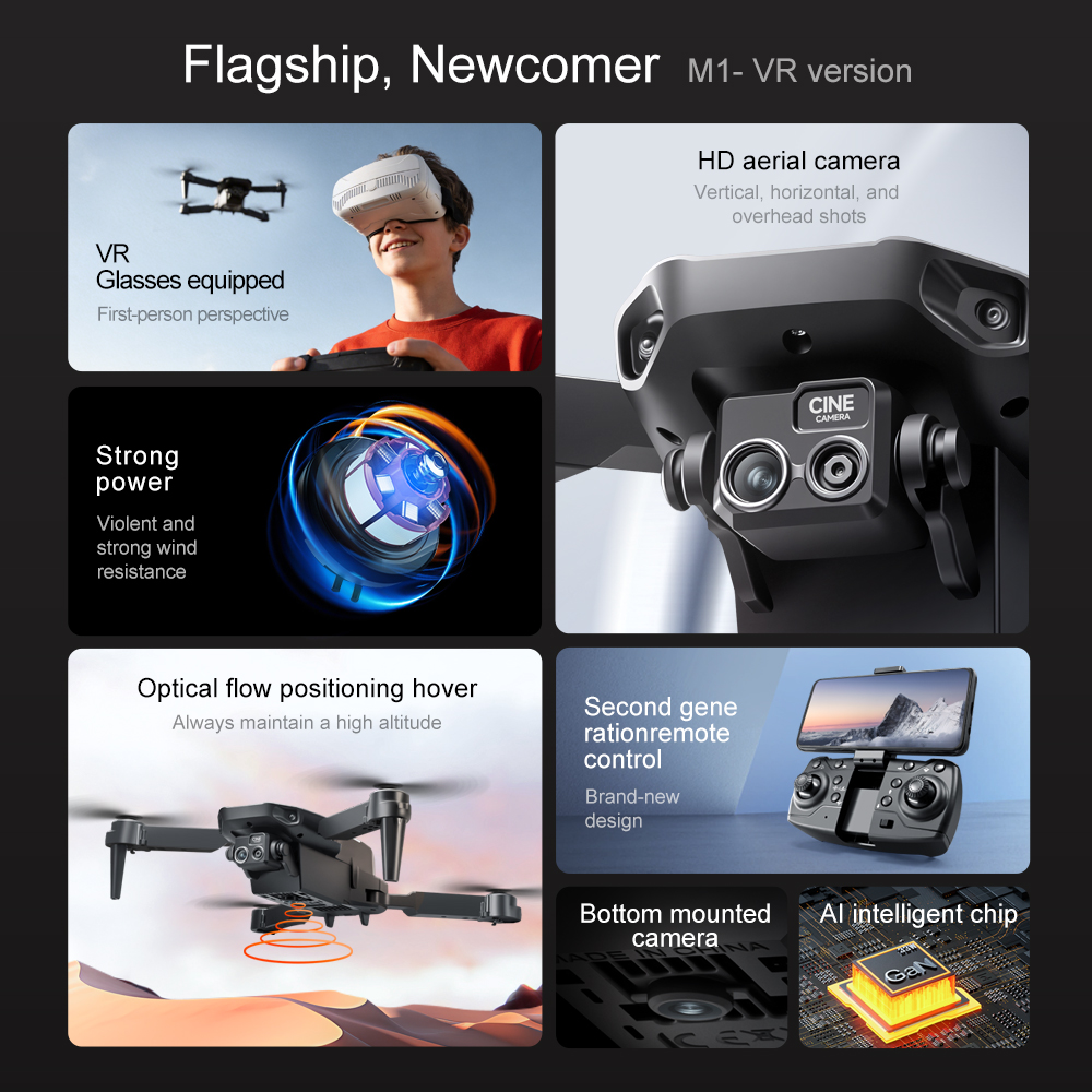 Lenovo M1/M1VR Foldable GPS Dr - Rc Hobby China ulasan dan harga