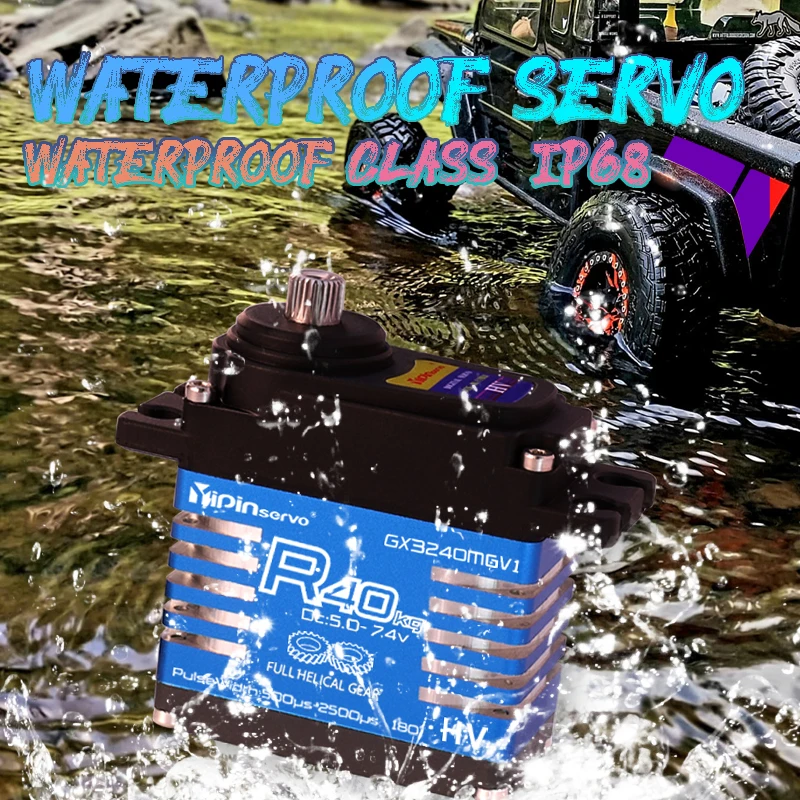 Waterproof IP68 RC Servo 40kg  - Rc Hobby Shops ulasan dan harga