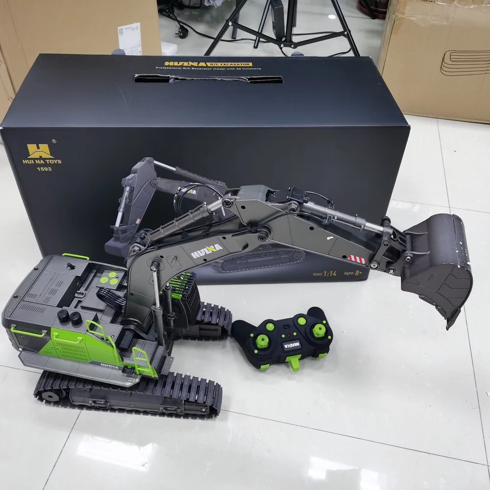 HUINA 1593 1/14 RC Excavator T - Rc Hobby Excavator ulasan dan harga