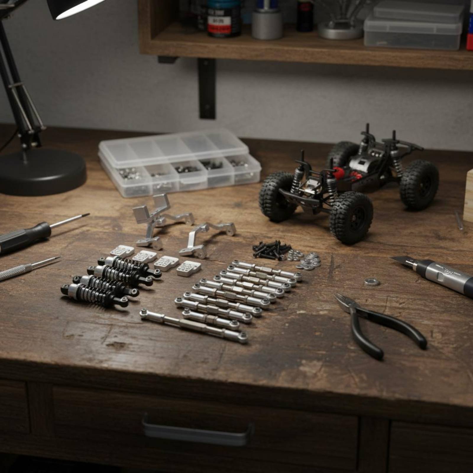 WPL C24 Performance Parts Impr - Shock Absorber Rc ulasan dan harga