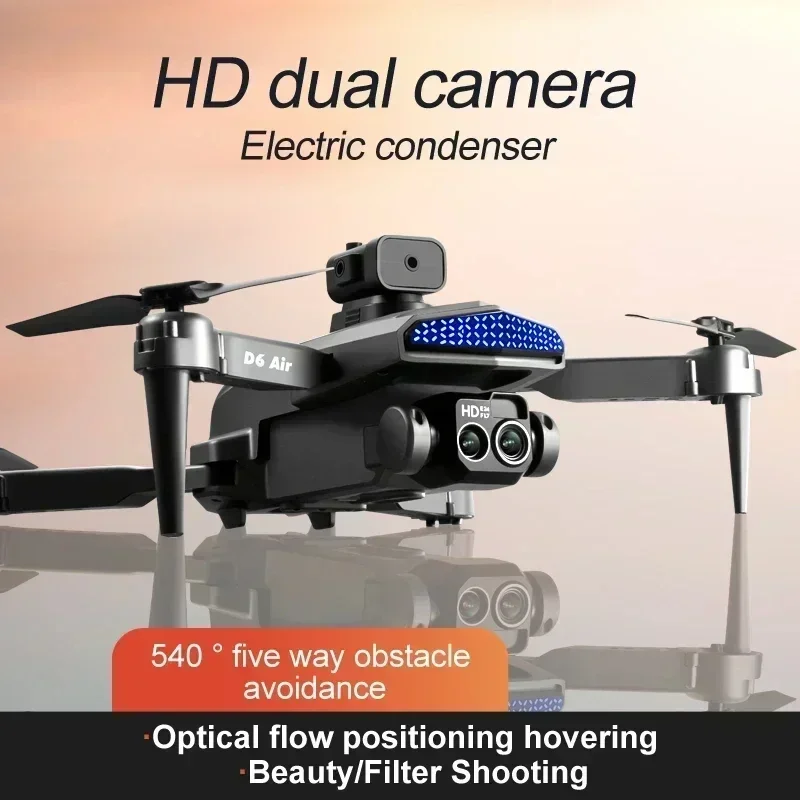 Mini Drone D6 8k Profesional H - Rc Hobby China ulasan dan harga