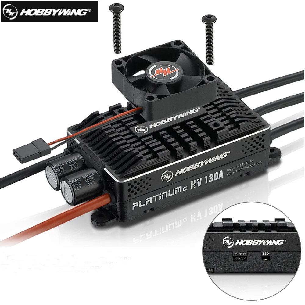 Hobbywing Platinum HV 130A SBE - Rc Hobby Wing ulasan dan harga