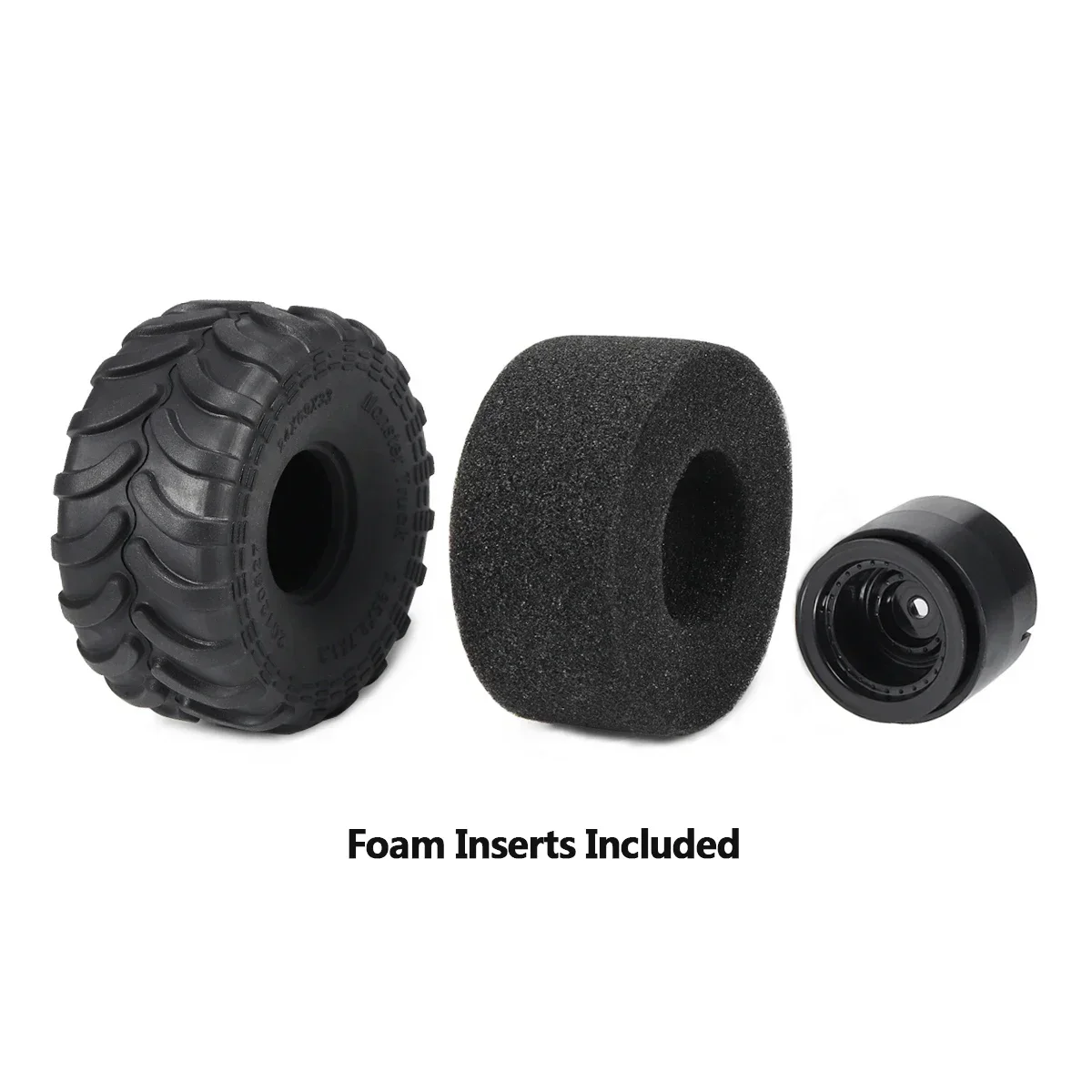 4pcs Monster Truck Tires with  - Rc Truck Monster ulasan dan harga