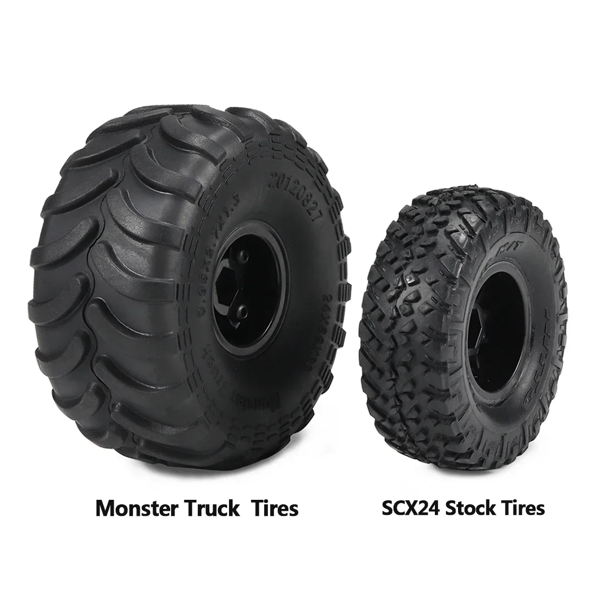 4pcs Monster Truck Tires with  - Rc Truck Monster ulasan dan harga