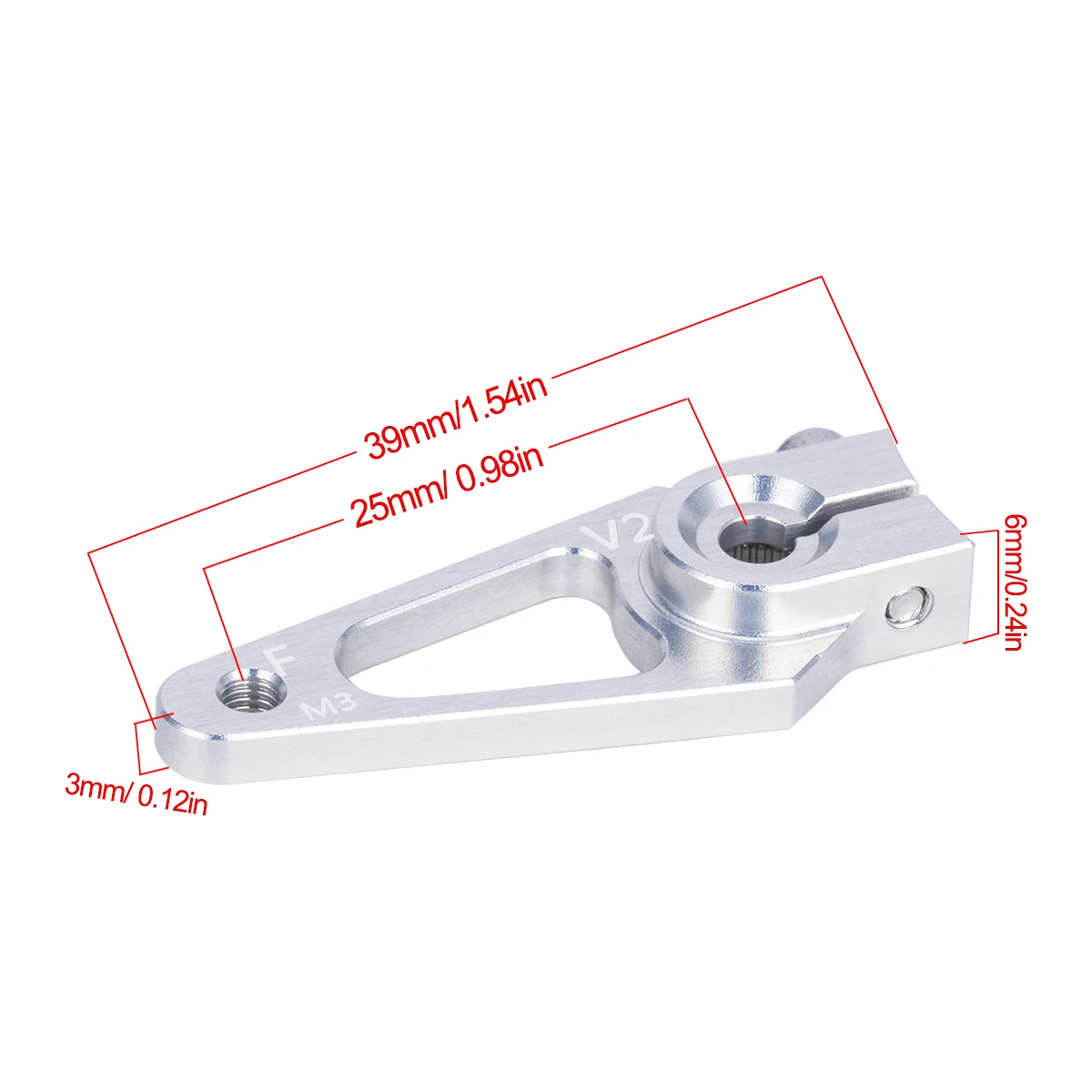 39mm M3 7075 Aluminum 25T Serv - Rc Hobby Shops ulasan dan harga