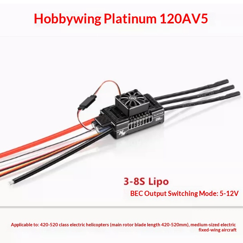 Hobbywing Platinum 80a V5,120a - Rc Hobby Wing ulasan dan harga