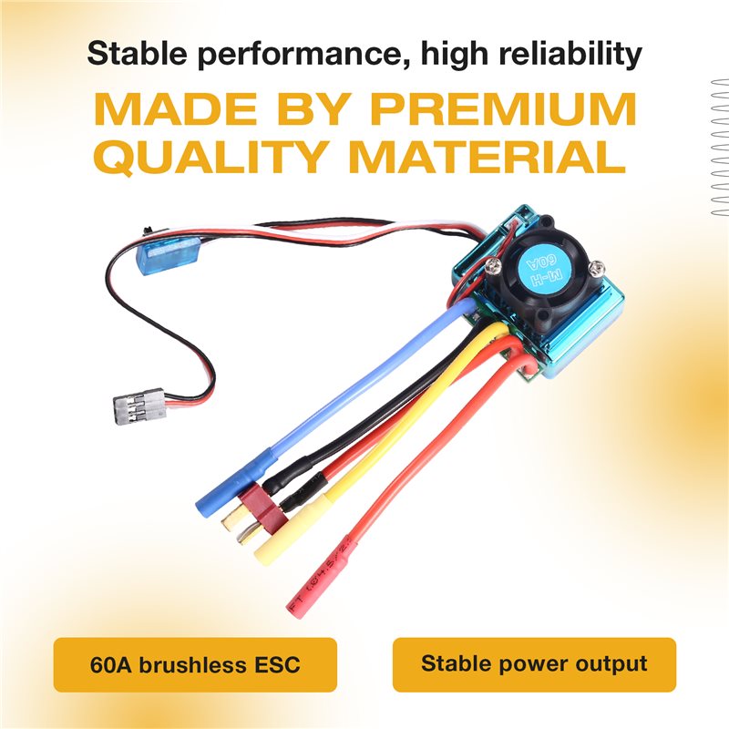 MACH-60A Brushless ESC Speed C - Brushless Motor 3650 ulasan dan harga
