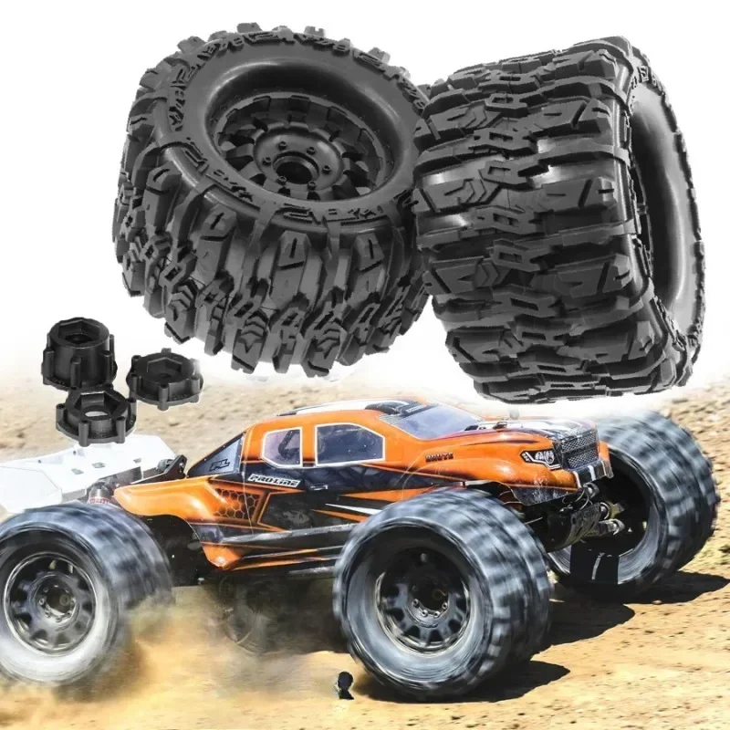 4PCS 1/8 Wheels Tires 170mm  T - Rc Truck Monster ulasan dan harga