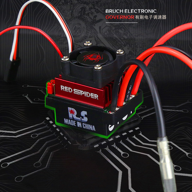 Red Spider 60A Brushed ESC, Du - Rc Truck Monster ulasan dan harga