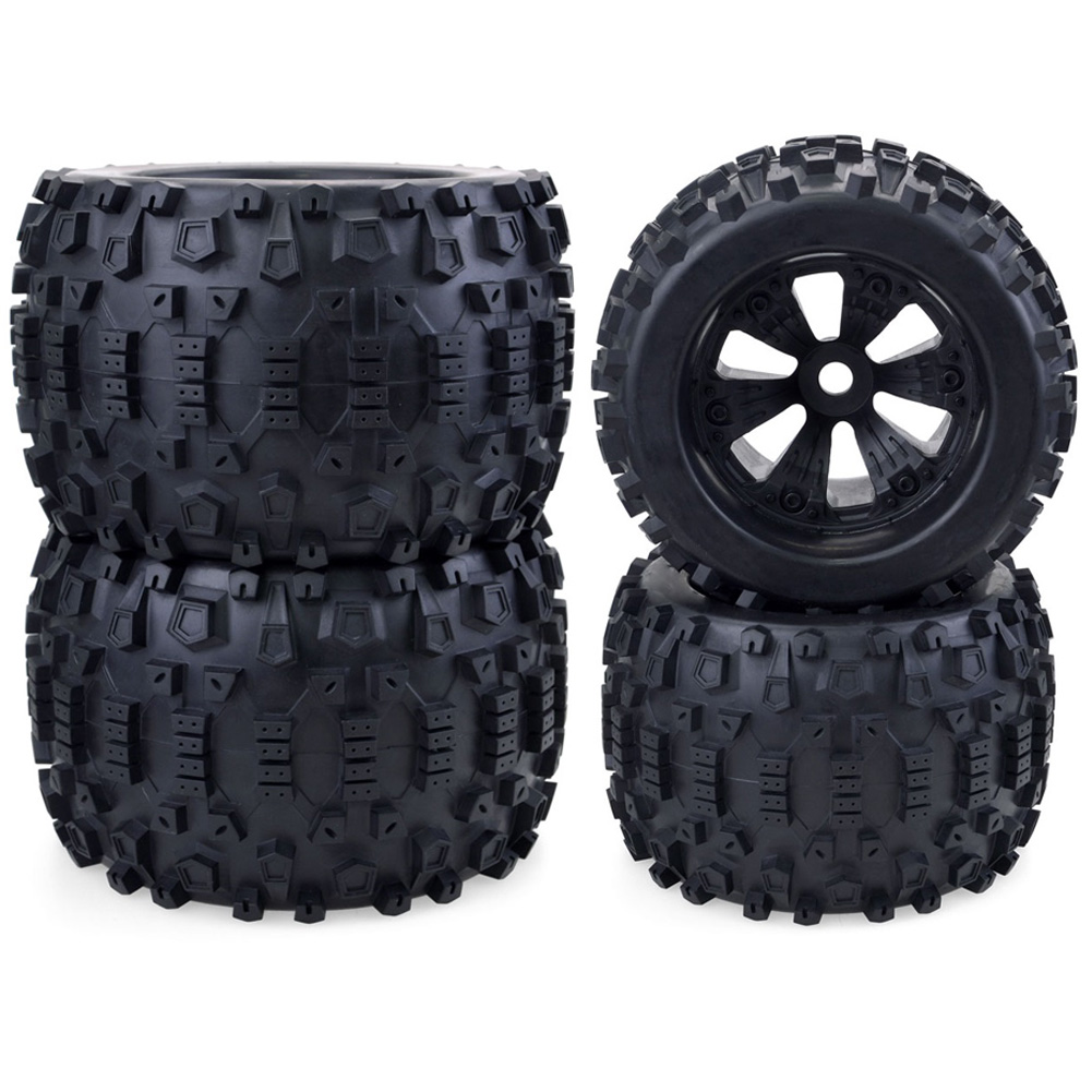 4PCS 1/8 Wheels Tires 170mm 16 - Rc Truck Monster ulasan dan harga