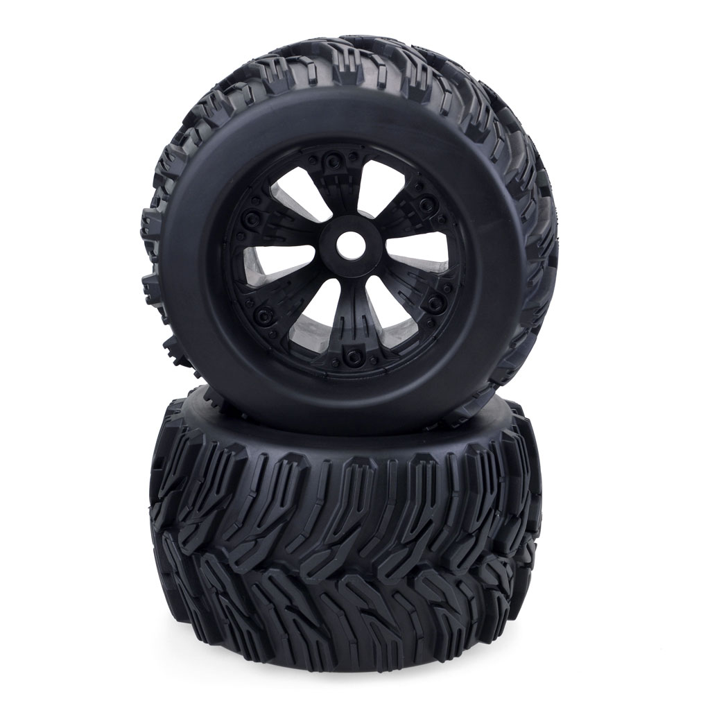4PCS 1/8 Wheels Tires 170mm 16 - Rc Truck Monster ulasan dan harga