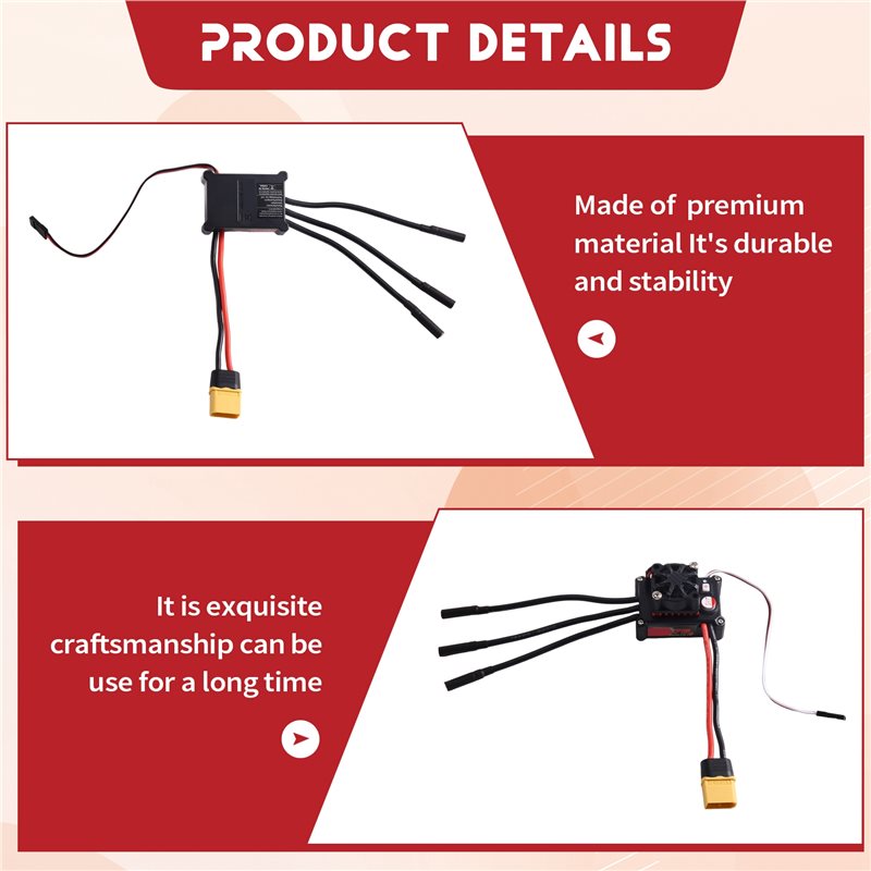 MACH-RC 75A Brushless ESC Elec - Brushless Motor 3650 ulasan dan harga
