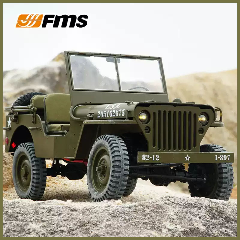 FMS 1/6 Climber 1941 Willys MB - Rc Hobby Shops ulasan dan harga