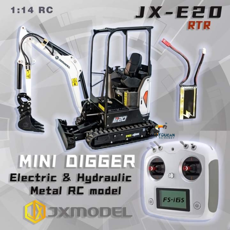 RTR JX E20 RC Mini Excavator 1 - Rc Hobby Excavator ulasan dan harga