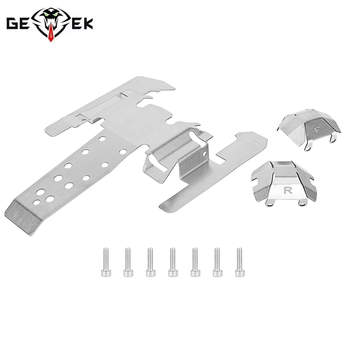 Stainless Steel Skid Plate Cha - Rc Hobby Factory ulasan dan harga